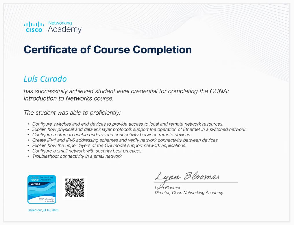 Diploma Cisco 1